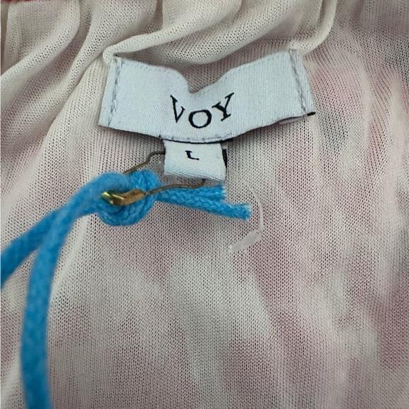 VOY Coral Pleated Floral Skirt - Picture 6 of 8